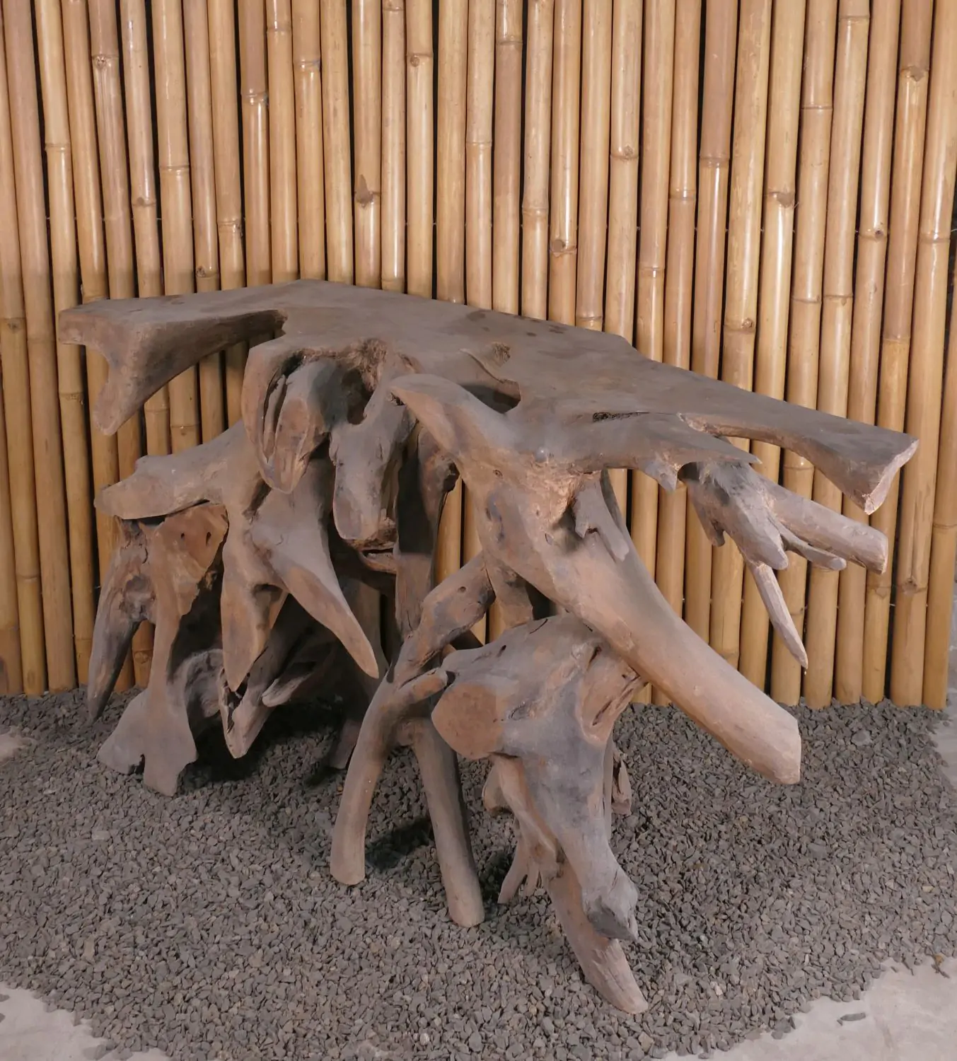  Product image 9 of the product “Console made of teak wood about 135cm length ”